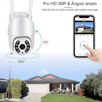 Câmera de Segurança Câmera Ip IProva D'água Infravermelho Externa Wifi Hd 1080p