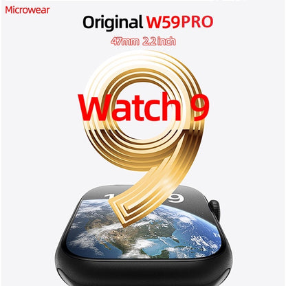 Smartwatch Watch 9 W29s Série 9 47mm Relógio Inteligente Feminino Masculino Lançamento 2024 Original micrower iOS e Bluetooth